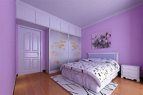 臥室紫色房間 西方納音